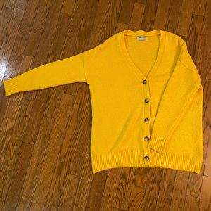Urban Outfitters | Yellow Oversized Cardigan